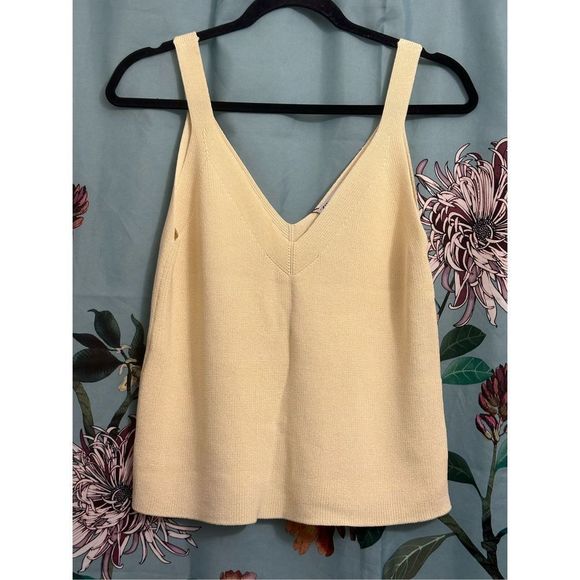 Zara Tops - Zara Strappy knit top - Large / Vanilla
